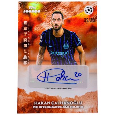 Hakan Calhanoglu 2025-26 Topps Jogaco AUTO 9/25 Inter Milano