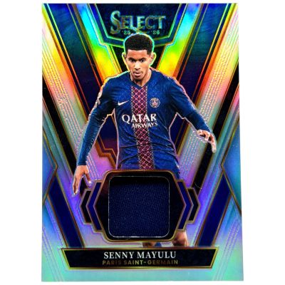 Senny Mayulu 2025-26 Panini Select Ligue 1 Select Swatches Prizm RELIC #SW-SMA PSG
