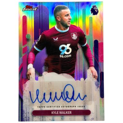Kyle Walker 2025-26 Topps Finest Premier League AUTO #1 Burnley FC