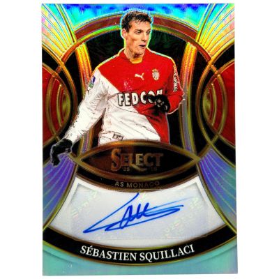 Sebastien Squillaci 2025-26 Panini Select Ligue 1 Prizm AUTO #S-SS AS Monaco