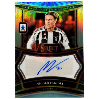 Nicolo Fagioli 2024-25 Panini Select Serie A Prizm AUTO #SS-NF Juventus