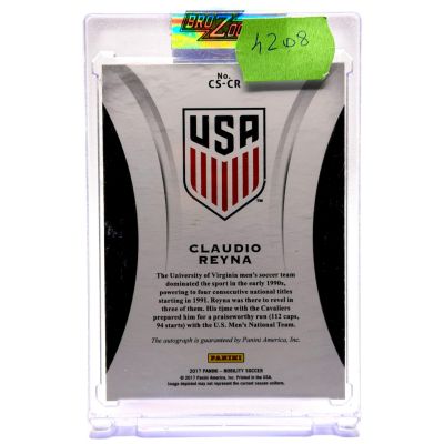 Claudio Reyna 2017 Panini Nobility Soccer On-Card AUTO #CS-CR USA