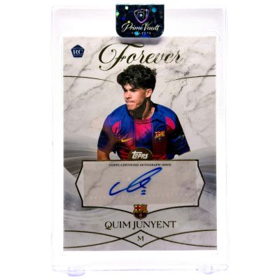 Quim Junyent 2025-26 Topps Forever AUTO RC #FM-QJ FC Barcelona