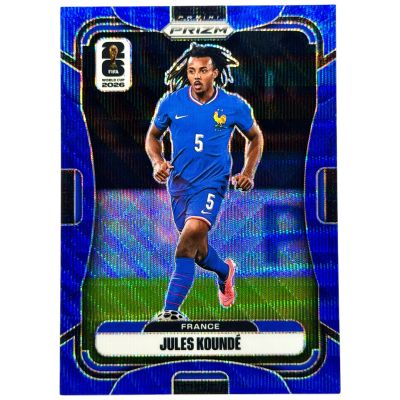 Jules Kounde 2026 Panini Prizm FIFA World Cup Blue Prizm 53 /55 #41 Franta