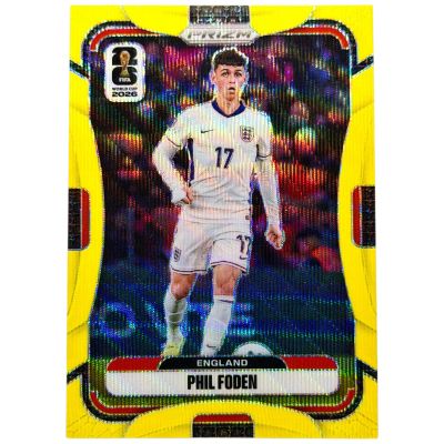 Phil Foden 2026 Panini Prizm FIFA World Cup Yellow Wave Prizm 170 /180 #107 Anglia