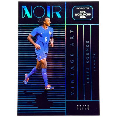 Jules Kounde 2026 Panini Noir Road to FIFA World Cup Vintage Art 3 /30 #13 Franta