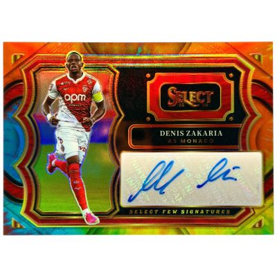 Denis Zakaria 2025-26 Panini Select Ligue 1 Prizm AUTO 21 /25 AS Monaco