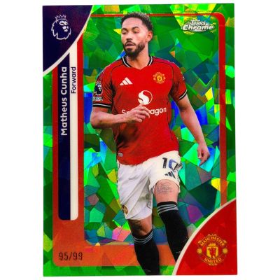 Matheus Cunha 2026 Topps Sapphire Premier League 95 /99 Manchester United