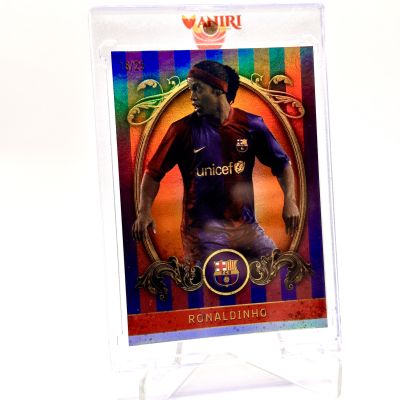 Ronaldinho 2023-24 Topps FC Barcelona Team Set - Vintage ORANGE 18/25 #VB-4 FC Barcelona