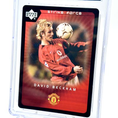 David Beckham 2003-04 Upper Deck Strike Force Man Utd #1 CSG 9.5