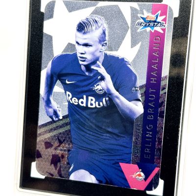 Erling Haaland 2019-20 Topps Crystal UCL Master Rookie RC #113 SGC 9 Salzburg