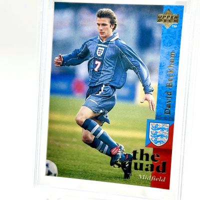 David Beckham 1997 Upper Deck The Squad #18 PSA 8 England