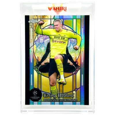 Erling Haaland 2022-23 Topps Merlin Chrome UCC THE GRAIL 6 of 9 Borussia Dortmund