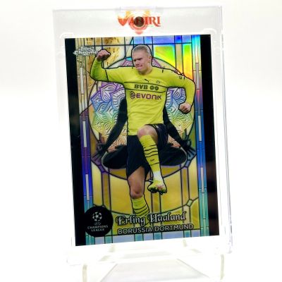 Erling Haaland 2022-23 Topps Merlin Chrome UCC THE GRAIL 6 of 9 Borussia Dortmund
