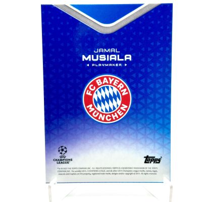Jamal Musiala 2022-23 Topps Jack Grealish Platinum - BLUE 11/25 Bayern Munchen