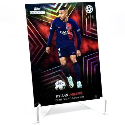 Kylian Mbappe 2023-24 Topps Knockout UCL - PURPLE 08/10 PSG