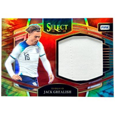 Jack Grealish 2022-23 Panini Select FIFA -  Jumbo Patch Tie-Dye Prizm 21/25 #JS-JGH Anglia