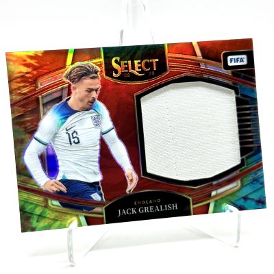 Jack Grealish 2022-23 Panini Select FIFA -  Jumbo Patch Tie-Dye Prizm 21/25 #JS-JGH Anglia