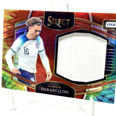Jack Grealish 2022-23 Panini Select FIFA -  Jumbo Patch Tie-Dye Prizm 21/25 #JS-JGH Anglia