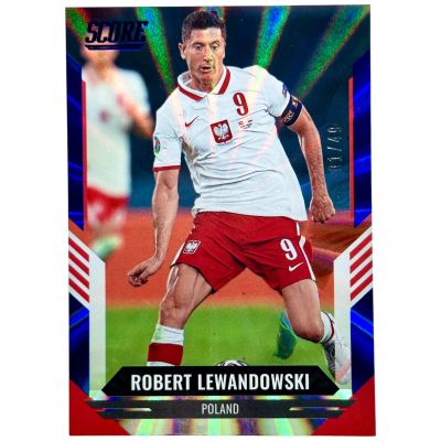 Robert Lewandowski 2021-22 Panini FIFA Score - BLUE 01/49 #52 Poland