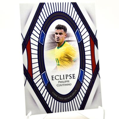 Philippe Coutinho 2023-24 Futera Unique World Football - ECLIPSE RELIC SAPPHIRE 03/09 #EC06 Brasil
