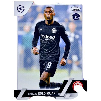 Randal Kolo Muani 2022-23 Topps UCC Flagship - Rookie RC ICY BLUE Foil 47/99 #149 Frankfurt