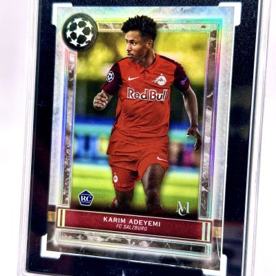 Karim Adeyemi 2020-21 Topps Museum Collection - Rookie RC#19 RB Salzburg SGC 9.5