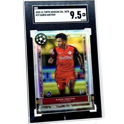 Karim Adeyemi 2020-21 Topps Museum Collection - Rookie RC#19 RB Salzburg SGC 9.5