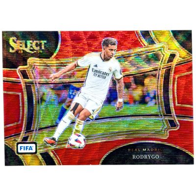 Rodrygo 2023-24 Panini Select Fifa Soccer - Field Level Red Wave 127/149 #80 Real Madrid