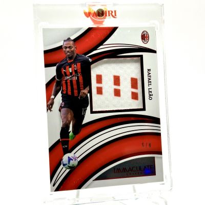 Rafael Leao 2022-23 Panini Immaculate Collection PATCH RUBY 6/8 #B-RAL AC Milan