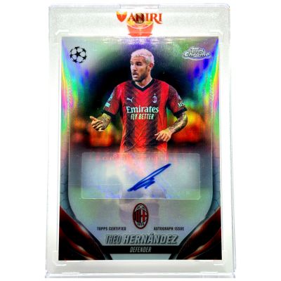Theo Hernandez 2023-24 Topps Chrome UCL - AUTO #CA-HT AC Milan