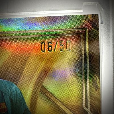 Ronaldo 2023-24 Topps FC Barcelona Team Set - GOLD DRIP Yellow 06/50 #GD2 