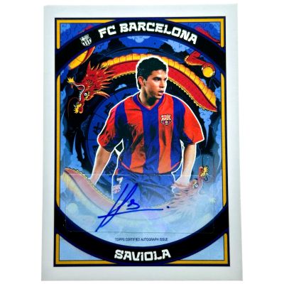 Saviola 2023-24 Topps Year Of The Dragon - AUTO #CZ-JS Barcelona