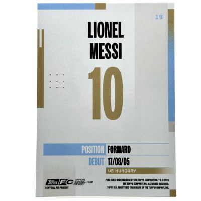 Lionel Messi 2024-25 Topps Argentina Team Set #19