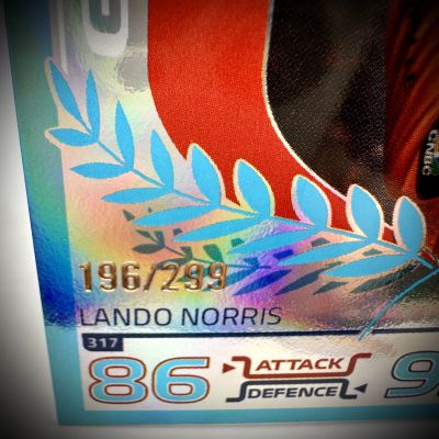 Lando Norris Topps Turbo Attax 2024 -  GLADIATOR 196/299 #317 Mclaren