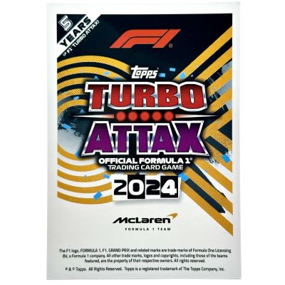 Lando Norris Topps Turbo Attax 2024 -  GLADIATOR 196/299 #317 Mclaren