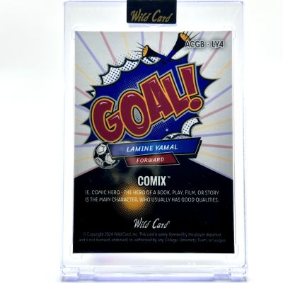 Lamine Yamal 2024 Wild Card Comix - Rookie RC GOAL 09/10 #ACGB- LY4 FC Barcelona