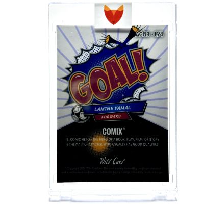 Lamine Yamal 2024 Wild Card Comix - Rookie RC GOAL 1/5 #ACGB- LY4 FC Barcelona