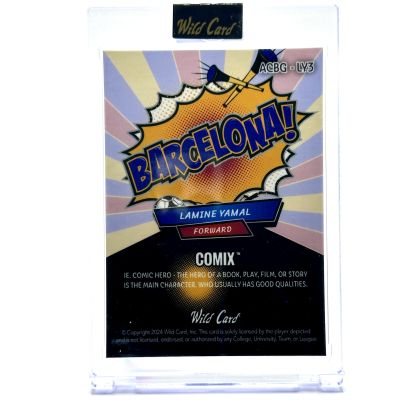 Lamine Yamal 2024 Wild Card Comix - Rookie RC 4/4 #ACBG- LY3 FC Barcelona