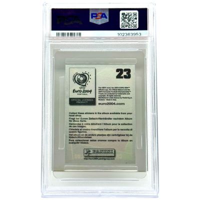 Cristiano Ronaldo 2004 Panini Uefa Euro 2004 Rookie RC #23 PSA 7 Portugalia