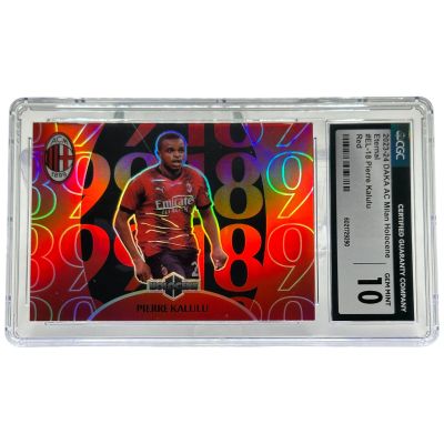 Pierre Kalulu 2023-24 Daka AC Milan One & Two - Holocene Eternal RED 2/5 #EL-18 CGC10