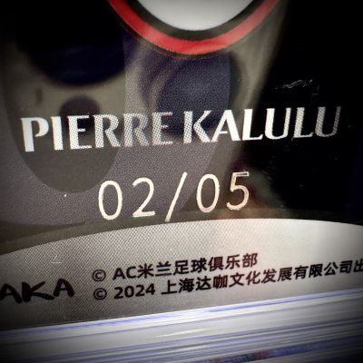 Pierre Kalulu 2023-24 Daka AC Milan One & Two - Holocene Eternal RED 2/5 #EL-18 CGC10