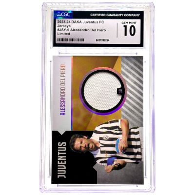 Alessandro Del Piero 2023-24 Daka Juventus - Jersey Player Worn Relic 09/70 #JSY-9 CGC 10