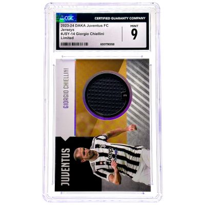 Giorgio Chiellini 2023-24 Daka Juventus - Jersey Player Worn Relic 43/70 #JSY-14 CGC 9