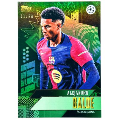 Alejandro Balde 2024-25 Topps Gold UC: x Walkertl - Current Stars 13/99 FC Barcelona