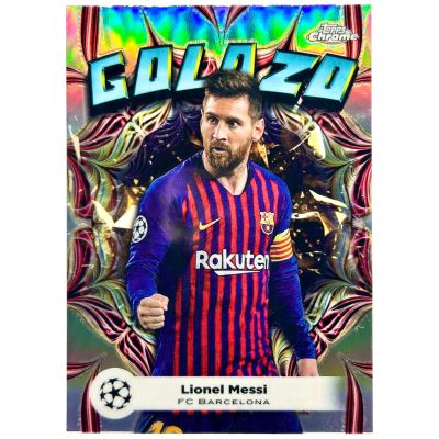 Lionel Messi 2023-24 Topps UEFA Chrome - Golazo Refractor #GL-5 PSG