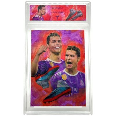 Cristiano Ronaldo 2025 Echo Card - Vs 1.5 Original Sketch 45/80 Real Madrid