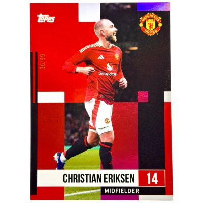 Christian Eriksen 2024-25 Topps Manchester United Team Set - 36/99 #15