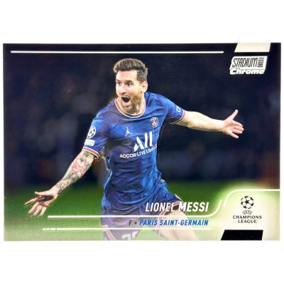 Lionel Messi 2021-22 Topps Stadium Club Chrome UCL #30 PSG