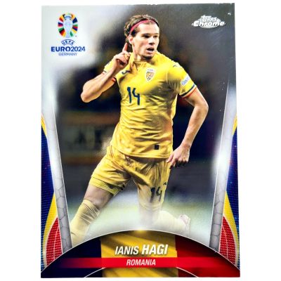 Ianis Hagi 2024 Topps Chrome UEFA Euro #112 Romania